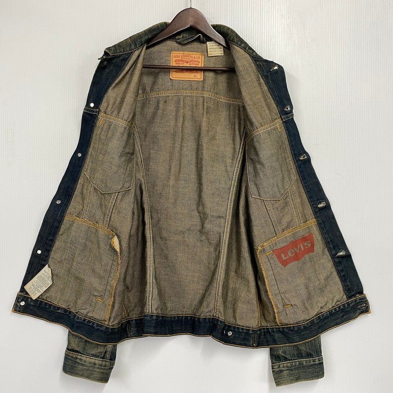【中古品】【メンズ】 LEVI'S リーバイス 705890019 DENIM JACKET デニム ジャケット アウター 158-260925-yn-02-izu サイズ：XL カラー：インディゴ 万代Net店