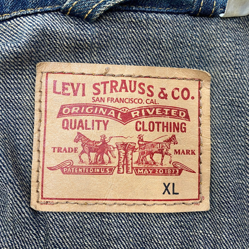 【中古品】【メンズ】 LEVI'S リーバイス 705890019 DENIM JACKET デニム ジャケット アウター 158-260925-yn-02-izu サイズ：XL カラー：インディゴ 万代Net店
