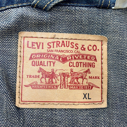 【中古品】【メンズ】 LEVI'S リーバイス 705890019 DENIM JACKET デニム ジャケット アウター 158-260925-yn-02-izu サイズ：XL カラー：インディゴ 万代Net店