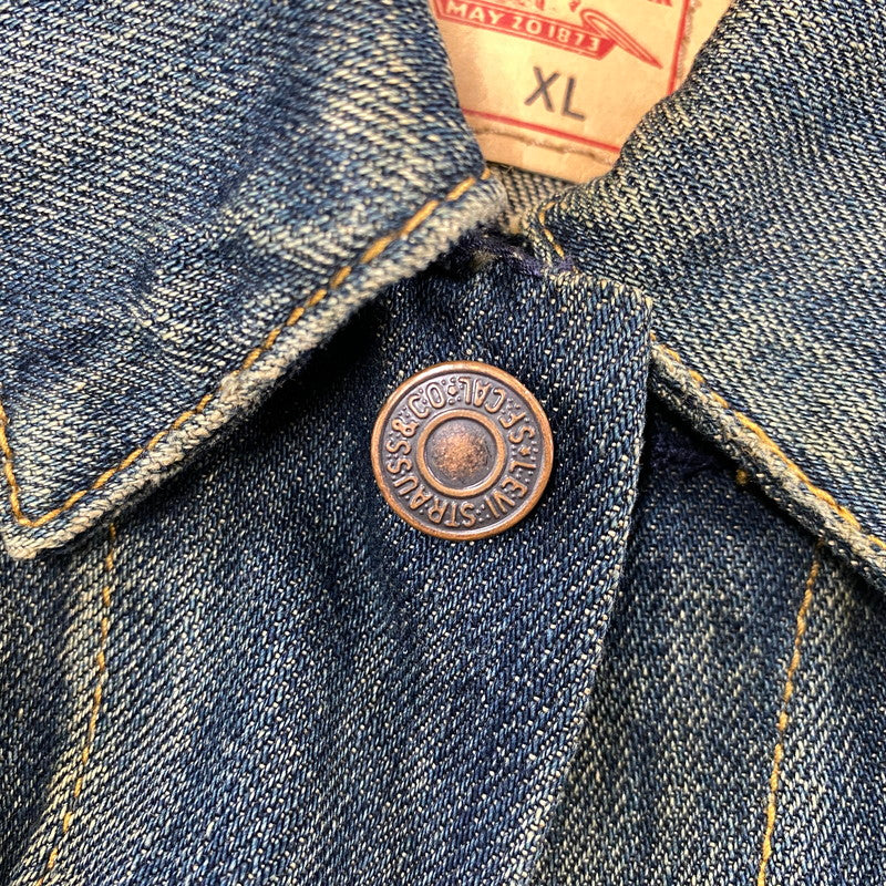 【中古品】【メンズ】 LEVI'S リーバイス 705890019 DENIM JACKET デニム ジャケット アウター 158-260925-yn-02-izu サイズ：XL カラー：インディゴ 万代Net店