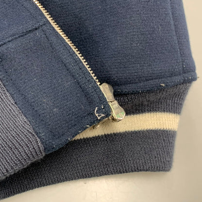 【中古品】【メンズ】 STALL ストール STADIUM JACKET スタジアム ジャケット アウター 140-260924-kh-04-izu サイズ：L カラー：ネイビー×ホワイト系 万代Net店