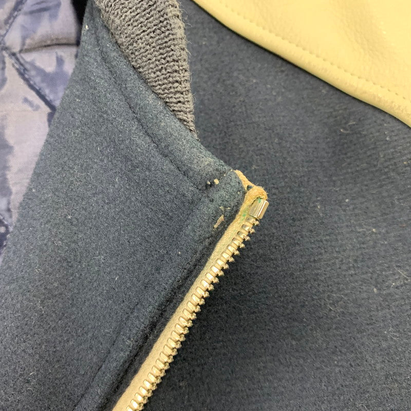 【中古品】【メンズ】 STALL ストール STADIUM JACKET スタジアム ジャケット アウター 140-260924-kh-04-izu サイズ：L カラー：ネイビー×ホワイト系 万代Net店