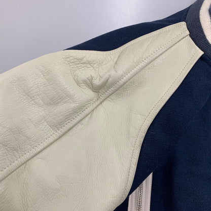 【中古品】【メンズ】 STALL ストール STADIUM JACKET スタジアム ジャケット アウター 140-260924-kh-04-izu サイズ：L カラー：ネイビー×ホワイト系 万代Net店