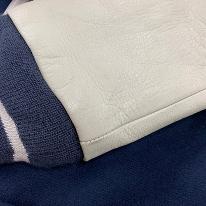 【中古品】【メンズ】 STALL ストール STADIUM JACKET スタジアム ジャケット アウター 140-260924-kh-04-izu サイズ：L カラー：ネイビー×ホワイト系 万代Net店
