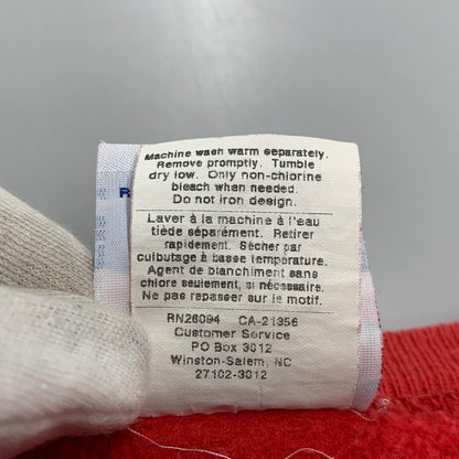 【中古品】【メンズ】 CHAMPION チャンピオン メキシコ製 HUSKERS REVERSE WEAVE SWEATSHIRT リバース ウィーブ スウェットシャツ トップス 146-260924-kh-02-izu サイズ：XL カラー：レッド 万代Net店