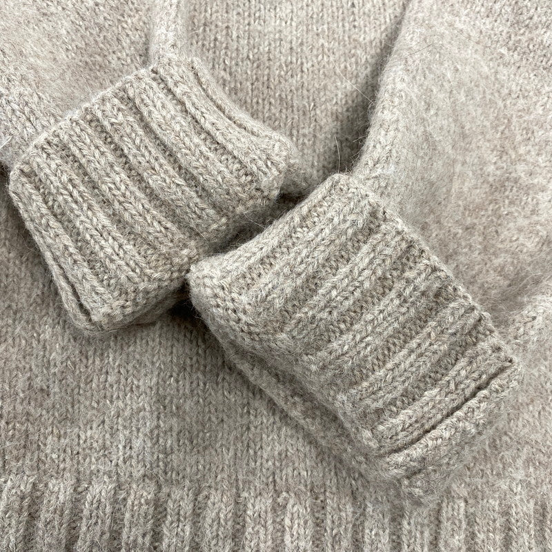 【中古品】【メンズ】 POLO RALPH LAUREN ポロ・ラルフローレン FAIR ISLE ALPACA WOOL KNIT フェアアイル アルパカ ウール ニット トップス 146-260922-kh-07-izu サイズ：XL カラー：ベージュ系 万代Net店