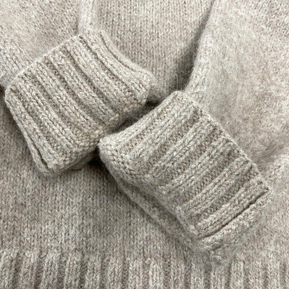 【中古品】【メンズ】 POLO RALPH LAUREN ポロ・ラルフローレン FAIR ISLE ALPACA WOOL KNIT フェアアイル アルパカ ウール ニット トップス 146-260922-kh-07-izu サイズ：XL カラー：ベージュ系 万代Net店