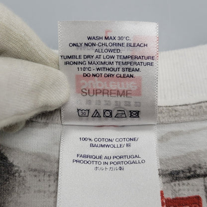 【中古品】【メンズ】 SUPREME シュプリーム × MM6 BOX LOGO TEE ボックス ロゴ Tシャツ 半袖 149-261007-sm-11-izu サイズ：L カラー：ホワイト 万代Net店