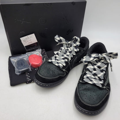 【中古品】【メンズ/レディース】 NIKE ナイキ × TRAVIS SCOTT トラヴィス スコット AIR JORDAN 1 LOW OG SP DM7866-001 エア ジョーダン 1 ロー OG SP スニーカー 靴 160-260924-as-01-izu サイズ：25.5cm カラー：BLACK/PHANTOM BLACK 万代Net店