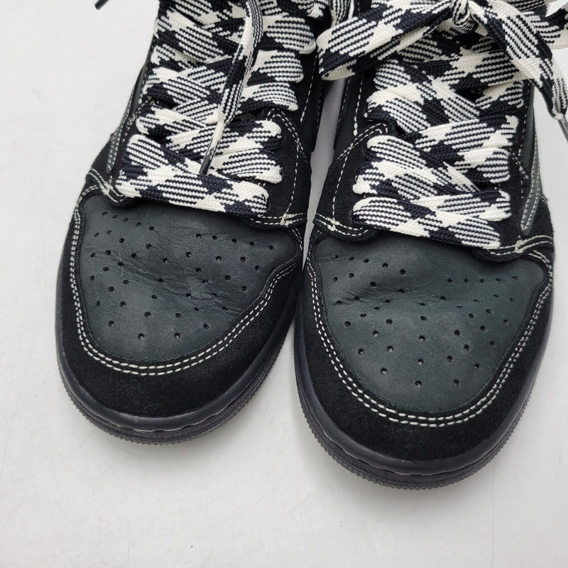【中古品】【メンズ/レディース】 NIKE ナイキ × TRAVIS SCOTT トラヴィス スコット AIR JORDAN 1 LOW OG SP DM7866-001 エア ジョーダン 1 ロー OG SP スニーカー 靴 160-260924-as-01-izu サイズ：25.5cm カラー：BLACK/PHANTOM BLACK 万代Net店