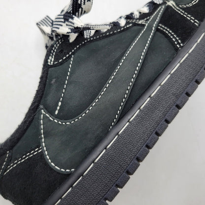 【中古品】【メンズ/レディース】 NIKE ナイキ × TRAVIS SCOTT トラヴィス スコット AIR JORDAN 1 LOW OG SP DM7866-001 エア ジョーダン 1 ロー OG SP スニーカー 靴 160-260924-as-01-izu サイズ：25.5cm カラー：BLACK/PHANTOM BLACK 万代Net店