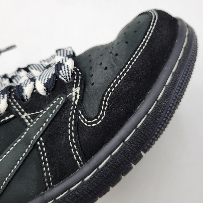 【中古品】【メンズ/レディース】 NIKE ナイキ × TRAVIS SCOTT トラヴィス スコット AIR JORDAN 1 LOW OG SP DM7866-001 エア ジョーダン 1 ロー OG SP スニーカー 靴 160-260924-as-01-izu サイズ：25.5cm カラー：BLACK/PHANTOM BLACK 万代Net店