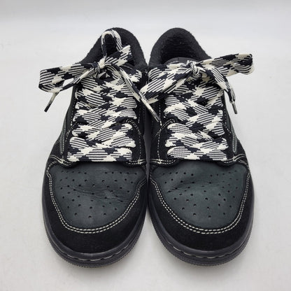 【中古品】【メンズ/レディース】 NIKE ナイキ × TRAVIS SCOTT トラヴィス スコット AIR JORDAN 1 LOW OG SP DM7866-001 エア ジョーダン 1 ロー OG SP スニーカー 靴 160-260924-as-01-izu サイズ：25.5cm カラー：BLACK/PHANTOM BLACK 万代Net店