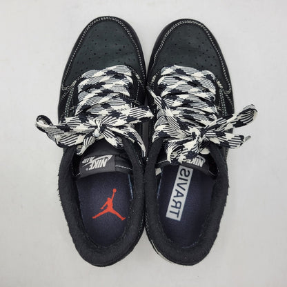【中古品】【メンズ/レディース】 NIKE ナイキ × TRAVIS SCOTT トラヴィス スコット AIR JORDAN 1 LOW OG SP DM7866-001 エア ジョーダン 1 ロー OG SP スニーカー 靴 160-260924-as-01-izu サイズ：25.5cm カラー：BLACK/PHANTOM BLACK 万代Net店