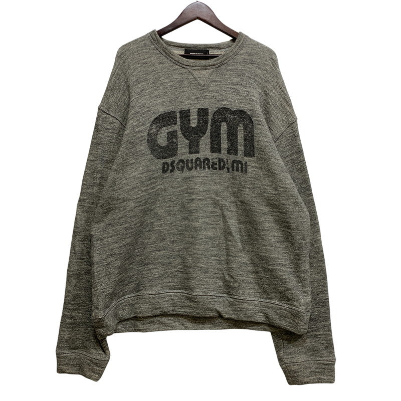 【中古品】【メンズ】 DSQUARED2 ディースクエアード GYM SWEAT SHIRT S71GU0192 スウェットシャツ 141-261013-as-05-izu サイズ：XXXL カラー：グレー 万代Net店