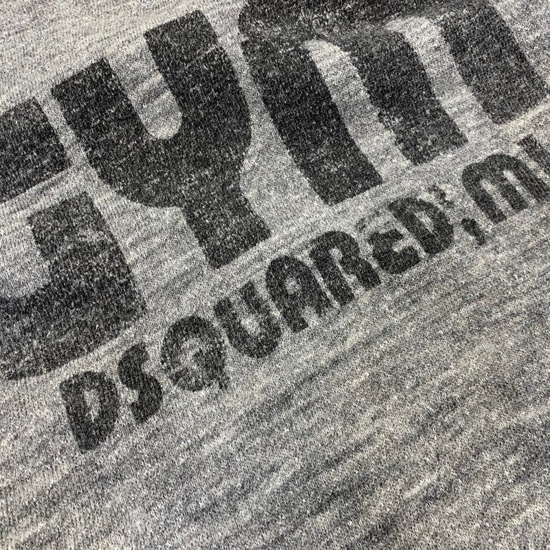 【中古品】【メンズ】 DSQUARED2 ディースクエアード GYM SWEAT SHIRT S71GU0192 スウェットシャツ 141-261013-as-05-izu サイズ：XXXL カラー：グレー 万代Net店