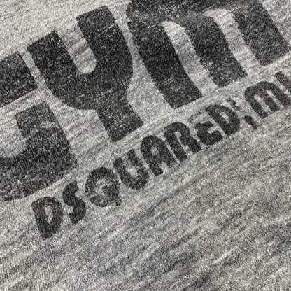【中古品】【メンズ】 DSQUARED2 ディースクエアード GYM SWEAT SHIRT S71GU0192 スウェットシャツ 141-261013-as-05-izu サイズ：XXXL カラー：グレー 万代Net店
