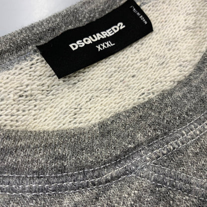【中古品】【メンズ】 DSQUARED2 ディースクエアード GYM SWEAT SHIRT S71GU0192 スウェットシャツ 141-261013-as-05-izu サイズ：XXXL カラー：グレー 万代Net店