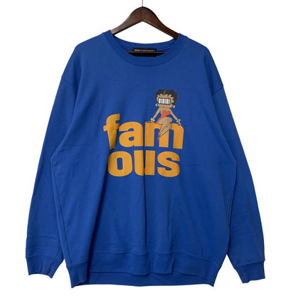 【中古品】【メンズ】 WORLD WIDE FAMOUS ワールドワイドフェイマス BETTY GRAPHIC SWEATSHIRT ベティ グラフィック スウェットシャツ トップス 142-260924-kh-07-izu サイズ：XL カラー：ブルー 万代Net店