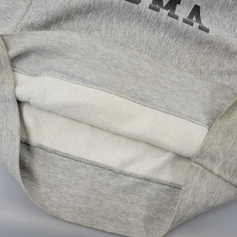 【現状渡し品】【メンズ】 CHAMPION チャンピオン USA製 トリコタグ後期 染み込みプリント USMA REVERSE WEAVE HOODED SWEATSHIRT リバース ウィーブ フーデッド スウェットシャツ 146-261017-kh-07-izu サイズ：M カラー：グレー 万代Net店