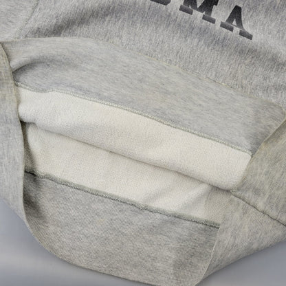 【現状渡し品】【メンズ】 CHAMPION チャンピオン USA製 トリコタグ後期 染み込みプリント USMA REVERSE WEAVE HOODED SWEATSHIRT リバース ウィーブ フーデッド スウェットシャツ 146-261017-kh-07-izu サイズ：M カラー：グレー 万代Net店