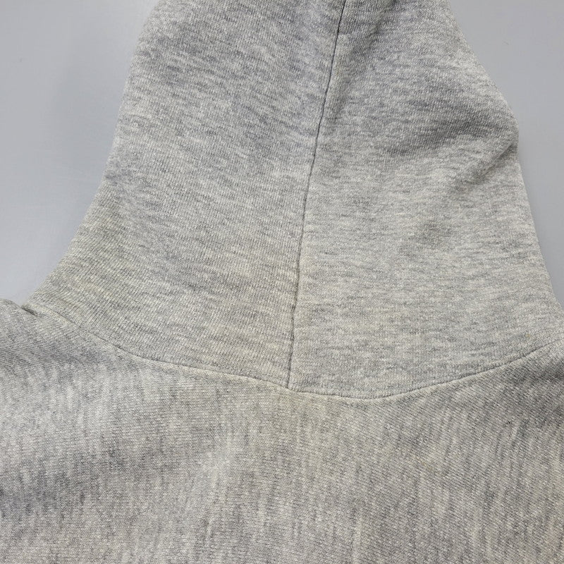 【現状渡し品】【メンズ】 CHAMPION チャンピオン USA製 トリコタグ後期 染み込みプリント USMA REVERSE WEAVE HOODED SWEATSHIRT リバース ウィーブ フーデッド スウェットシャツ 146-261017-kh-07-izu サイズ：M カラー：グレー 万代Net店