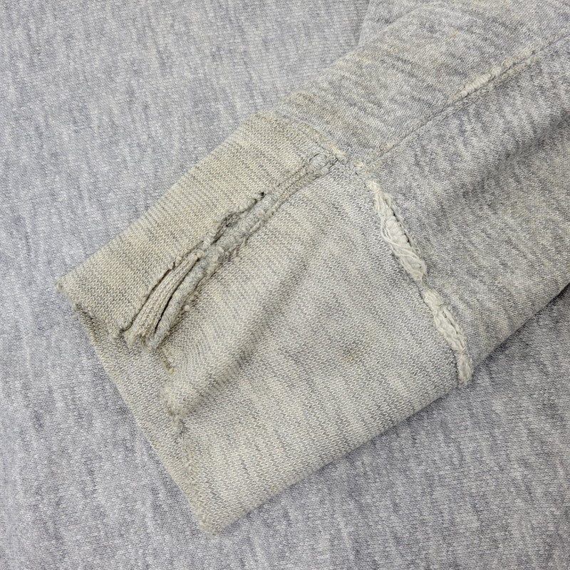 【現状渡し品】【メンズ】 CHAMPION チャンピオン USA製 トリコタグ後期 染み込みプリント USMA REVERSE WEAVE HOODED SWEATSHIRT リバース ウィーブ フーデッド スウェットシャツ 146-261017-kh-07-izu サイズ：M カラー：グレー 万代Net店