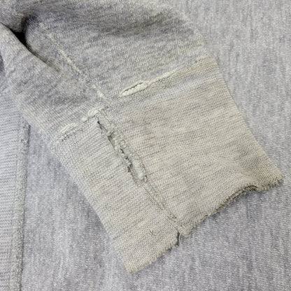 【現状渡し品】【メンズ】 CHAMPION チャンピオン USA製 トリコタグ後期 染み込みプリント USMA REVERSE WEAVE HOODED SWEATSHIRT リバース ウィーブ フーデッド スウェットシャツ 146-261017-kh-07-izu サイズ：M カラー：グレー 万代Net店