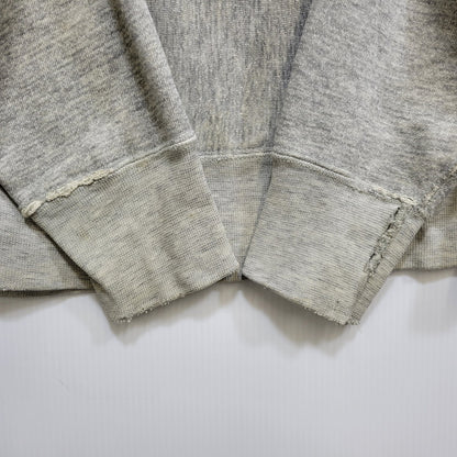【現状渡し品】【メンズ】 CHAMPION チャンピオン USA製 トリコタグ後期 染み込みプリント USMA REVERSE WEAVE HOODED SWEATSHIRT リバース ウィーブ フーデッド スウェットシャツ 146-261017-kh-07-izu サイズ：M カラー：グレー 万代Net店
