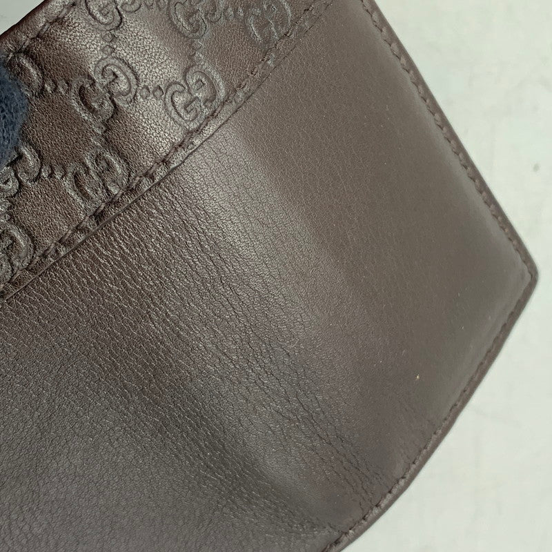 【中古品】【メンズ/レディース】 GUCCI グッチ 256433 グッチシマ 6連 キーケース 財布 181-260929-ya-14-izu カラー：ブラウン 万代Net店