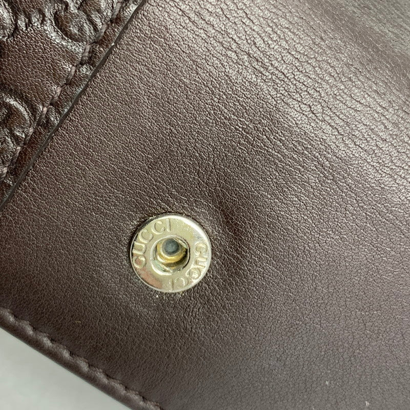 【中古品】【メンズ/レディース】 GUCCI グッチ 256433 グッチシマ 6連 キーケース 財布 181-260929-ya-14-izu カラー：ブラウン 万代Net店