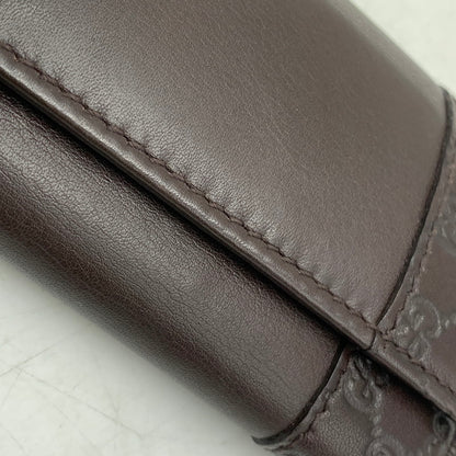 【中古品】【メンズ/レディース】 GUCCI グッチ 256433 グッチシマ 6連 キーケース 財布 181-260929-ya-14-izu カラー：ブラウン 万代Net店