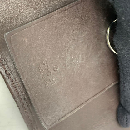 【中古品】【メンズ/レディース】 GUCCI グッチ 256433 グッチシマ 6連 キーケース 財布 181-260929-ya-14-izu カラー：ブラウン 万代Net店