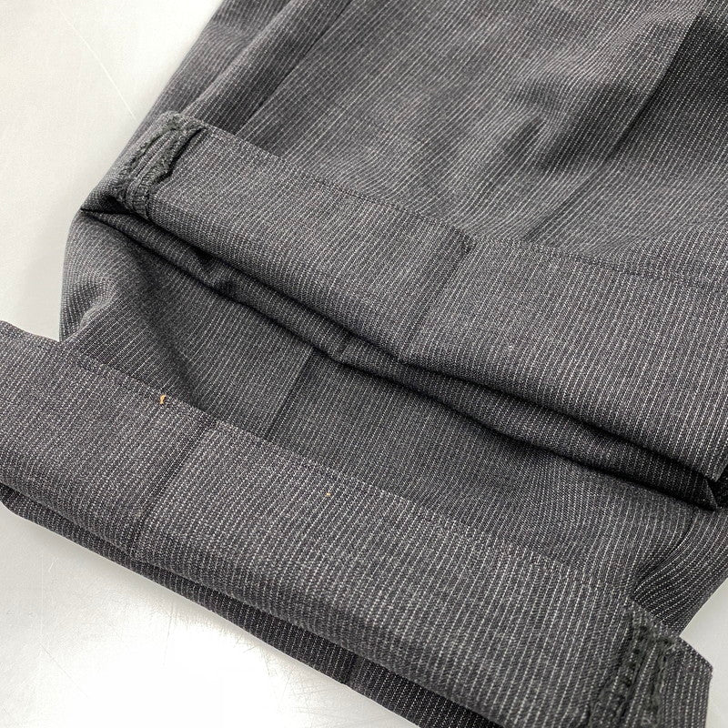 【中古品】【メンズ】 HUGO BOSS ヒューゴボス SUPER 100 STRIPE TAILORED SET-UP ストライプ テーラード セットアップ スーツ 141-261007-ya-07-izu サイズ：下記参照 カラー：チャコール 万代Net店