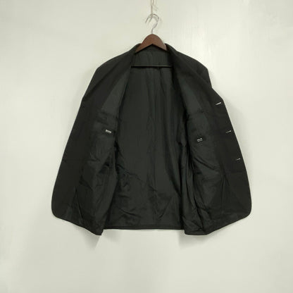【中古品】【メンズ】 HUGO BOSS ヒューゴボス SUPER 100 STRIPE TAILORED SET-UP ストライプ テーラード セットアップ スーツ 141-261007-ya-07-izu サイズ：下記参照 カラー：チャコール 万代Net店