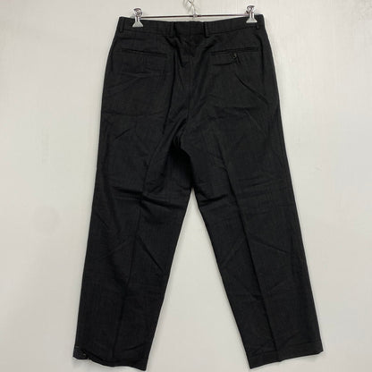 【中古品】【メンズ】 HUGO BOSS ヒューゴボス SUPER 100 STRIPE TAILORED SET-UP ストライプ テーラード セットアップ スーツ 141-261007-ya-07-izu サイズ：下記参照 カラー：チャコール 万代Net店