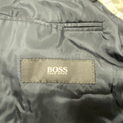 【中古品】【メンズ】 HUGO BOSS ヒューゴボス TAILORED SET-UP テーラード セットアップ スーツ 141-261007-ya-08-izu サイズ：下記参照 カラー：ネイビー 万代Net店