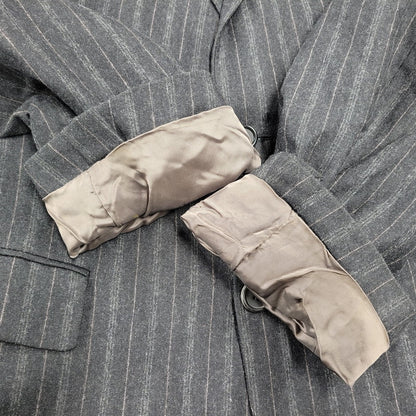 【中古品】【メンズ】 HUGO BOSS ヒューゴボス STRIPE TAILORED SET-UP ストライプ テーラード セットアップ スーツ 141-261007-sm-16-izu サイズ：下記参照 カラー：チャコール 万代Net店
