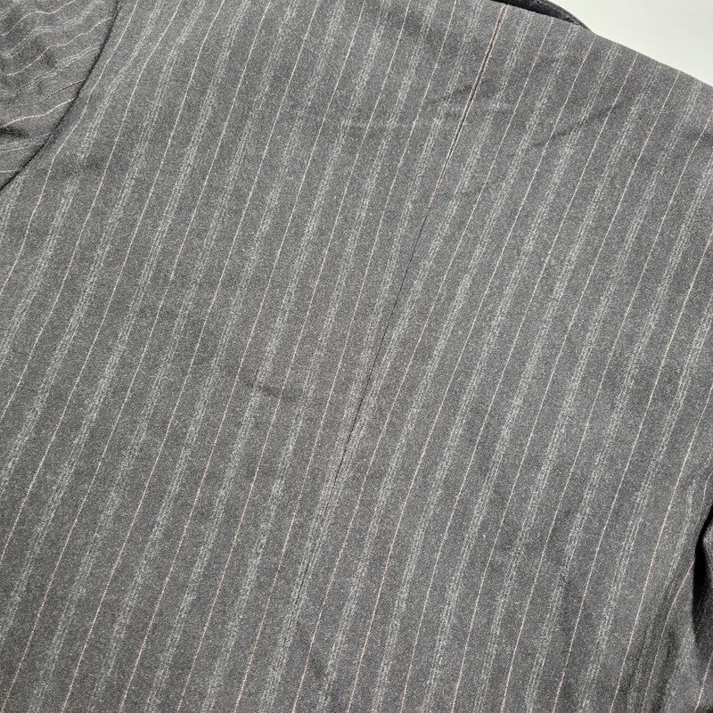 【中古品】【メンズ】 HUGO BOSS ヒューゴボス STRIPE TAILORED SET-UP ストライプ テーラード セットアップ スーツ 141-261007-sm-16-izu サイズ：下記参照 カラー：チャコール 万代Net店