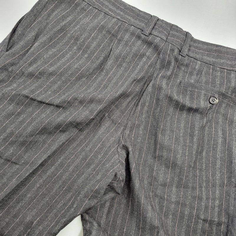 【中古品】【メンズ】 HUGO BOSS ヒューゴボス STRIPE TAILORED SET-UP ストライプ テーラード セットアップ スーツ 141-261007-sm-16-izu サイズ：下記参照 カラー：チャコール 万代Net店