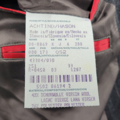 【中古品】【メンズ】 HUGO BOSS ヒューゴボス STRIPE TAILORED SET-UP ストライプ テーラード セットアップ スーツ 141-261007-sm-16-izu サイズ：下記参照 カラー：チャコール 万代Net店