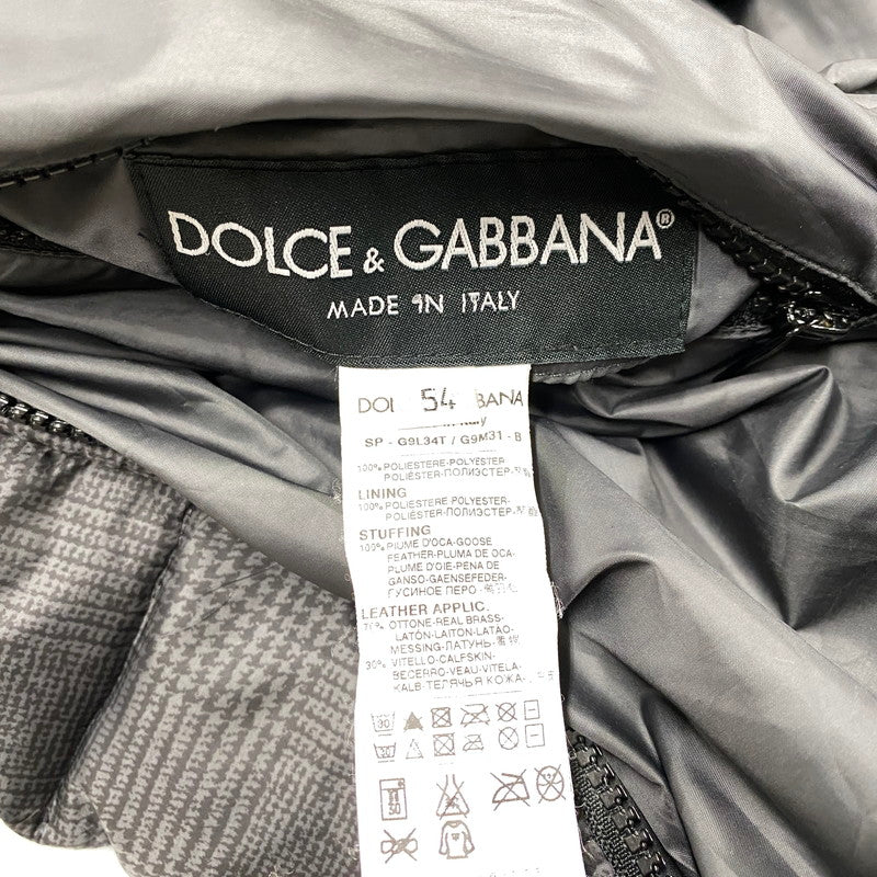 【中古品】【メンズ】 DOLCE&GABBANA ドルチェアンドガッバーナ REVERSIBLE HOODED DOWN JACKET リバーシブル フーデッド ダウン ジャケット アウター 141-261007-ya-10-izu サイズ：54 カラー：グレー 万代Net店