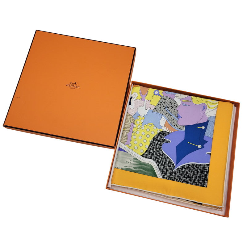 【中古美品】【レディース】 HERMES エルメス BAPTISTE VIROT CA DECOIFFE カレ90 サ・デコワフ スカーフ 183-260927-as-20-izu カラー：マルチカラー 万代Net店