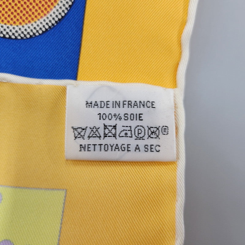【中古美品】【レディース】 HERMES エルメス BAPTISTE VIROT CA DECOIFFE カレ90 サ・デコワフ スカーフ 183-260927-as-20-izu カラー：マルチカラー 万代Net店
