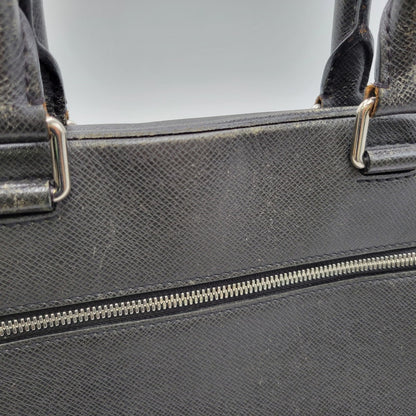 【現状渡し品】【メンズ/レディース】 LOUIS VUITTON ルイ・ヴィトン M33441 タイガ PDB MM NM ポルトドキュマン ビジネス ブリーフケース カバン 鞄 179-260924-cs-11-izu カラー：ブラック 万代Net店