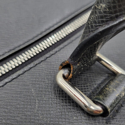 【現状渡し品】【メンズ/レディース】 LOUIS VUITTON ルイ・ヴィトン M33441 タイガ PDB MM NM ポルトドキュマン ビジネス ブリーフケース カバン 鞄 179-260924-cs-11-izu カラー：ブラック 万代Net店