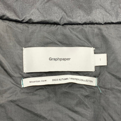 【中古品】【メンズ】 GRAPHPAPER グラフペーパー GM233-30053 23AW PERTEX パーテックス QUANTUM INSULATED BLOUSON クオンタム インシュレイテッド ブルゾン アウター 140-261018-ya-08-izu サイズ：1 カラー：ブラック 万代Net店