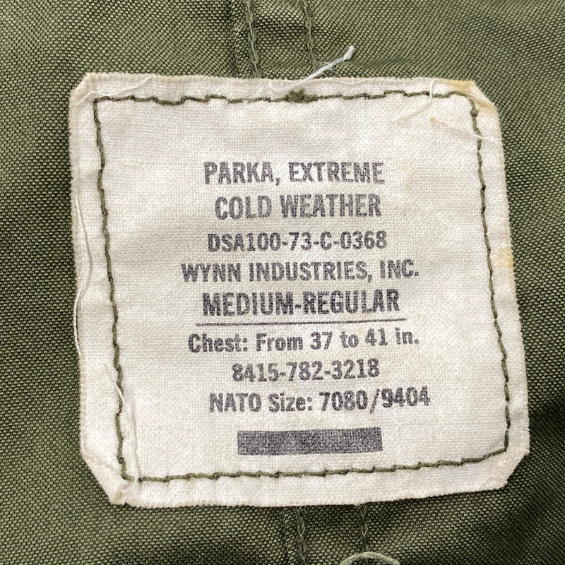【中古品】【メンズ】 U.S.ARMY ユーエスアーミー DSA100-73-C-0368 DLA100-84-C-0301(ライナー) 70S M65 FISHTAIL PARKA フィッシュテールパーカー アウター 146-261007-ya-05-izu サイズ：M-R カラー：カーキ 万代Net店