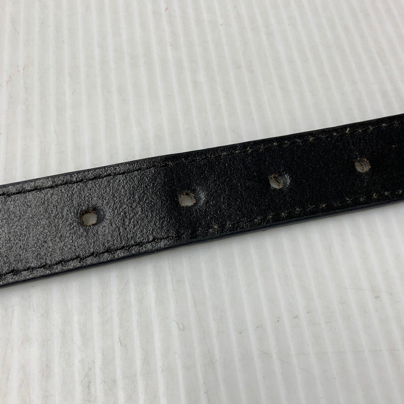 【中古品】【メンズ/レディース】 STUSSY ステューシー PONY HAIR DRESS BELT ポニー ヘアー ドレス ベルト 205-260927-kh-09-izu サイズ：S/M カラー：ベージュ×ブラック 万代Net店
