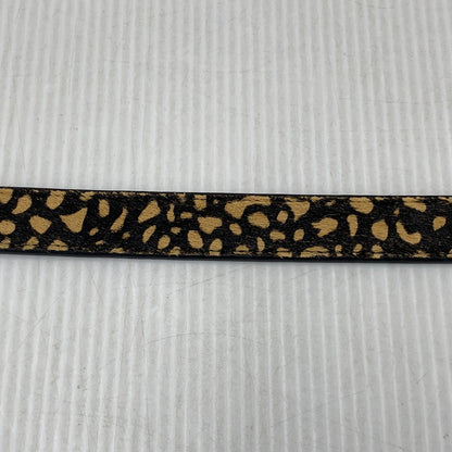 【中古品】【メンズ/レディース】 STUSSY ステューシー PONY HAIR DRESS BELT ポニー ヘアー ドレス ベルト 205-260927-kh-09-izu サイズ：S/M カラー：ベージュ×ブラック 万代Net店